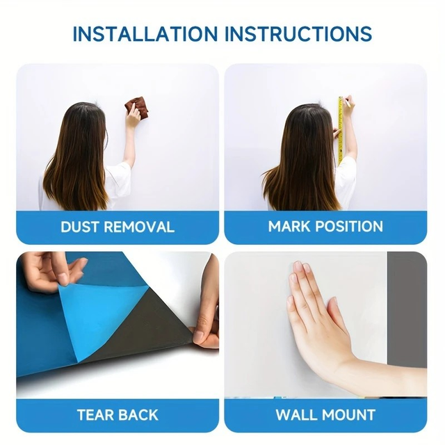 Magnetic Adhesive Whiteboard