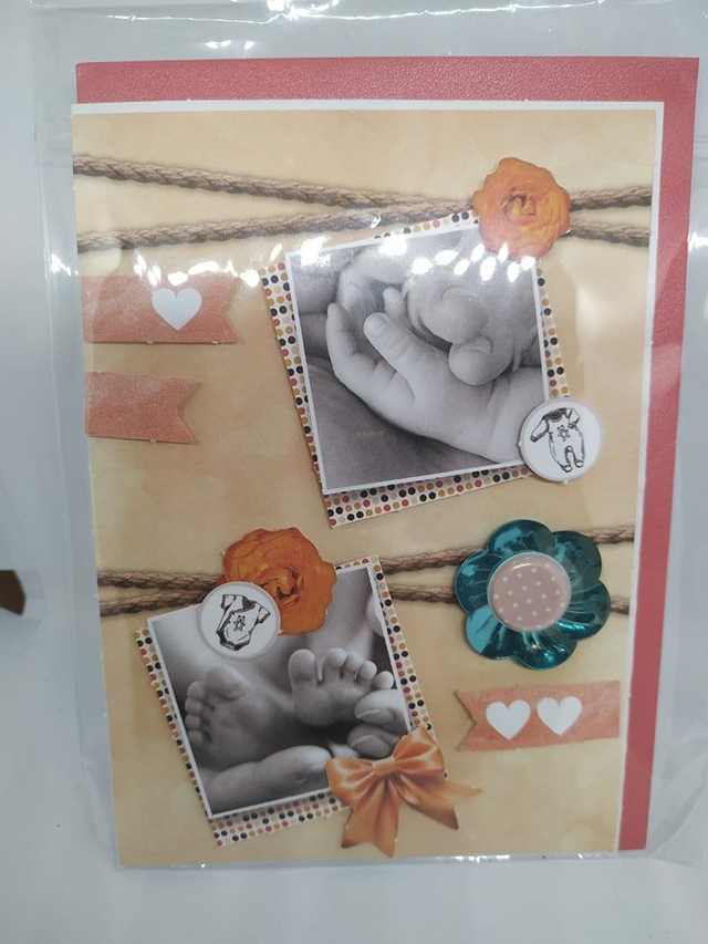 Carte de félicitations naissance  Mixte N' 400