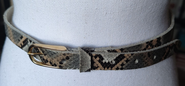Ceinture en cuir 80 cm 