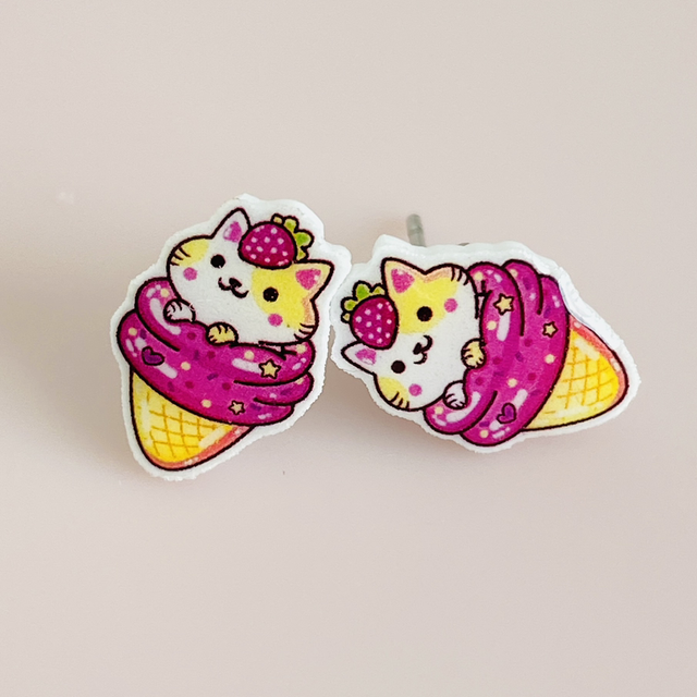 Boucles d’oreilles Kawaii Food
