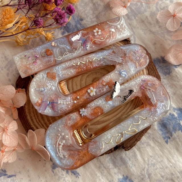 Pastel Hair Clips - Pack of 3 - Style 1 - Valentine’s Day Collection