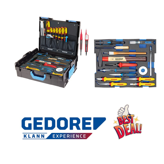 GEDORE L-BOXX 136 mit Sortiment Elektriker 36-teilig 1100-02 
