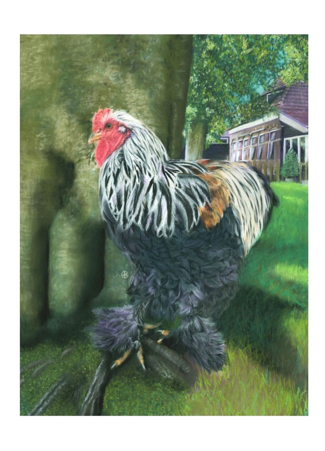 Print (small) 'AT THE FARM' (Konijnenparadijs) 