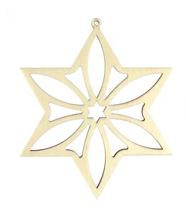 Ornamentsterne 8cm 3er-Set