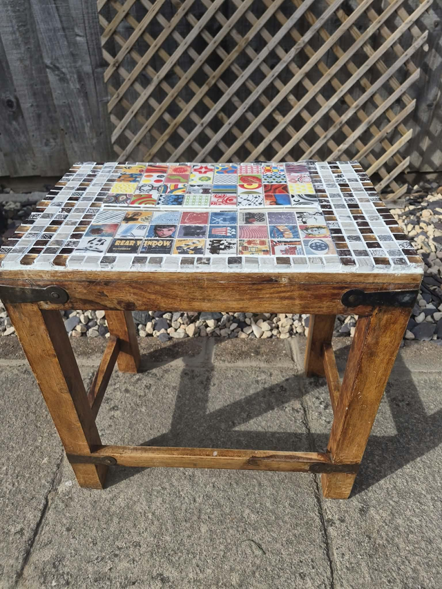Mosaic Table - 18" H, 18" W (COLLECTION ONLY)