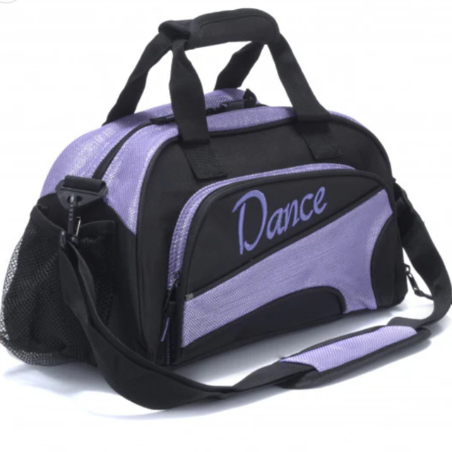 Katz Black and purple Dance bag