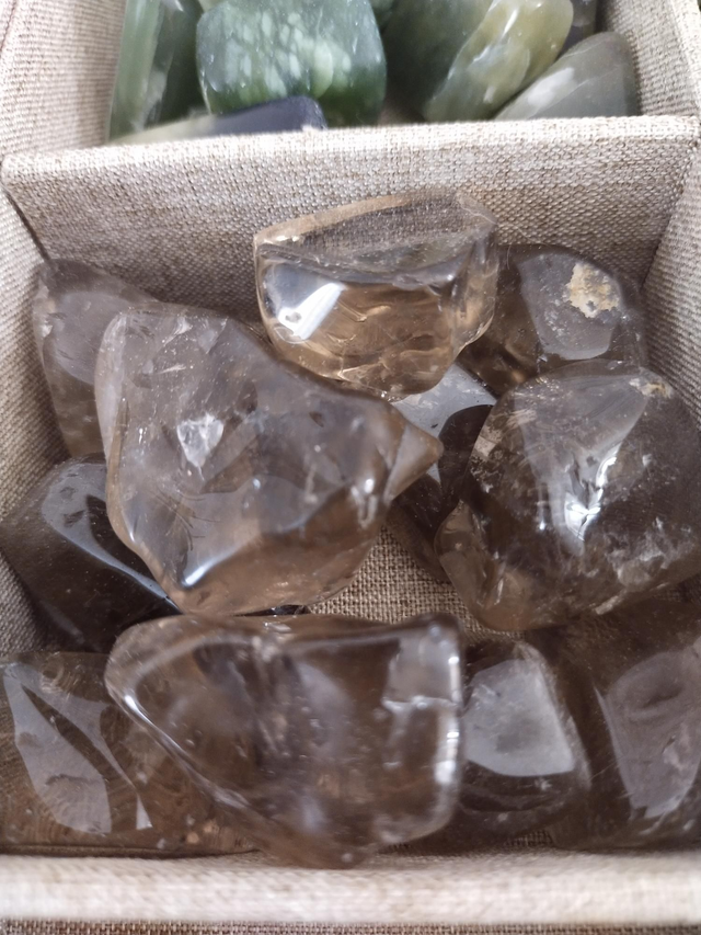 Pierre roulée Quartz Fumé