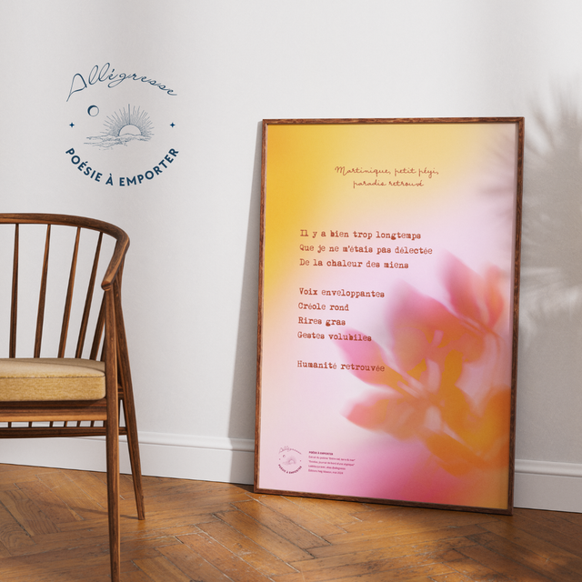 Poster graphique original, A3 - Modèle BLOOM 2