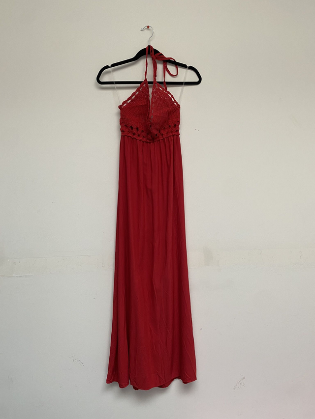 Robe bohème rouge