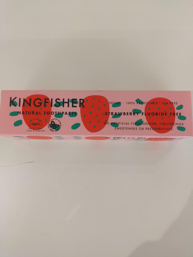 Kingfisher Children's Strawberry Toothpaste fluoride-free 100ml 43850