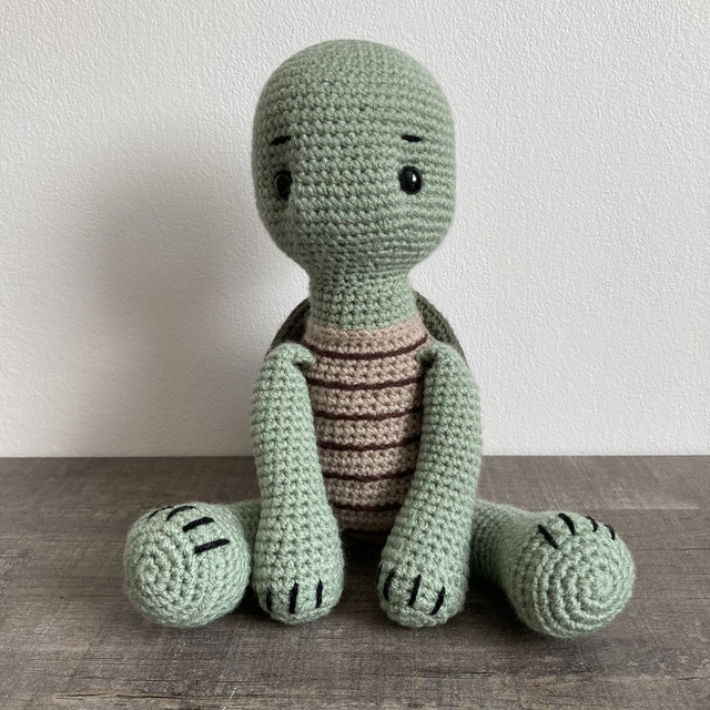 Peluche Willy la Tortue au crochet