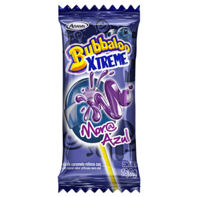 Bubbaloo xtreme mora azul 