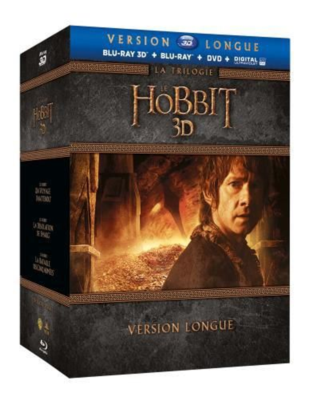 Le Hobbit : La Trilogie (Version longue) - Coffret Blu-ray 3D + Blu-ray + DVD