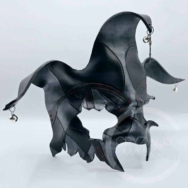 Distressed Harlequin mask  