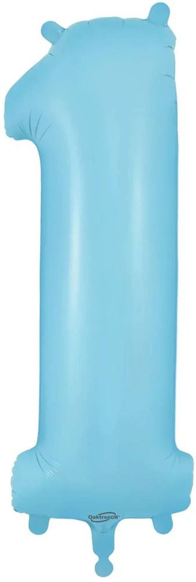 34" NUMBER 1 MATTE BLUE FOIL