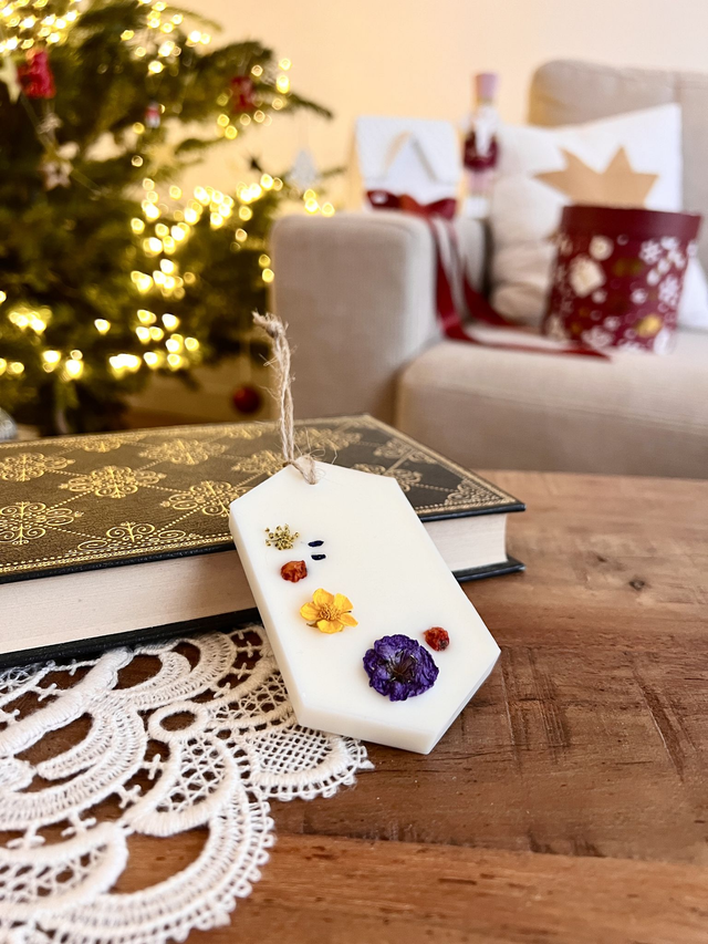 🎄 Suspension parfumée Pain d'épices - 2 en 1