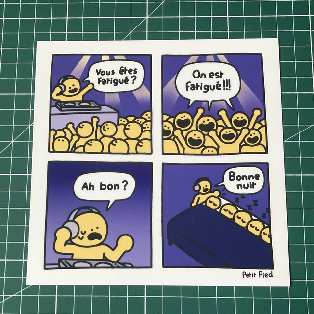 Print carré - DJ dodo