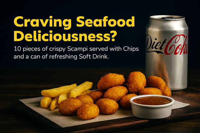 Meal Deal 4 (Scampi 10pcs+Chips+Drink)