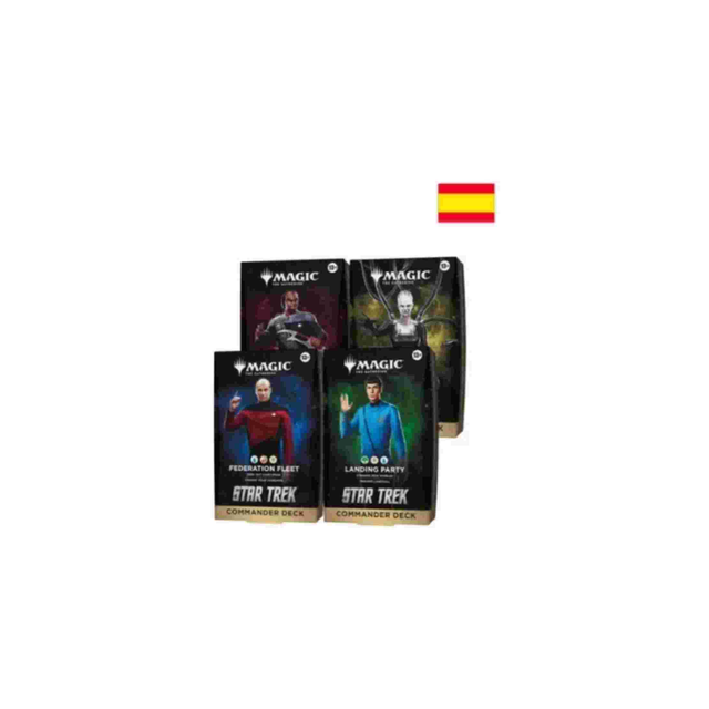 4 Commander Deck SPANISH Star Trek Spagnolo - Magic PREORDER WITH A DELAY, DATE NOT SPECIFIED