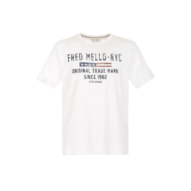 2583CU - Fred Mello T shirt mezza manica- stampa USA