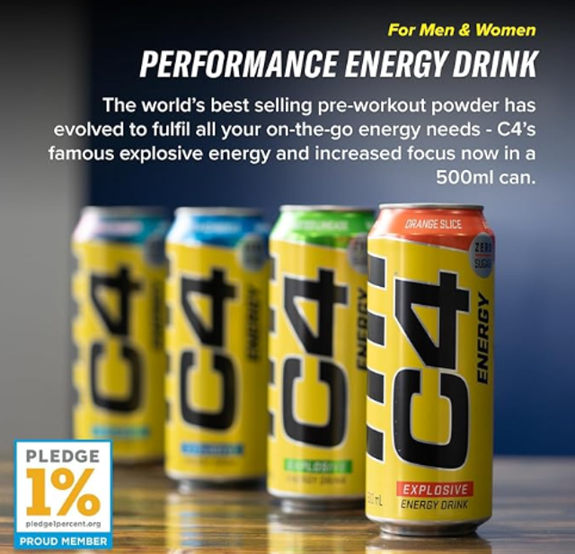 C4 Energy Drink Cellucor 500ml - Preworkout 