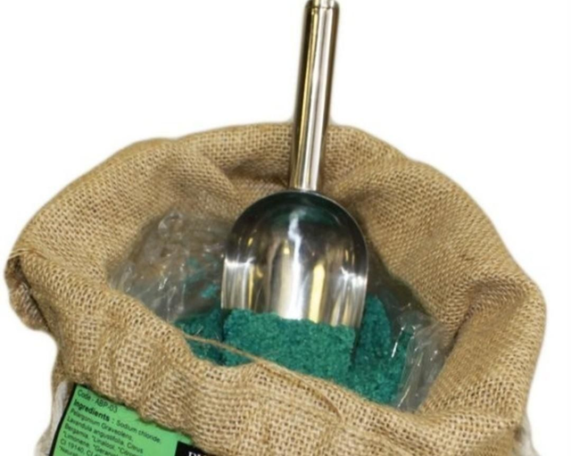 Sel de bain Vert foncé Bien être 100grs