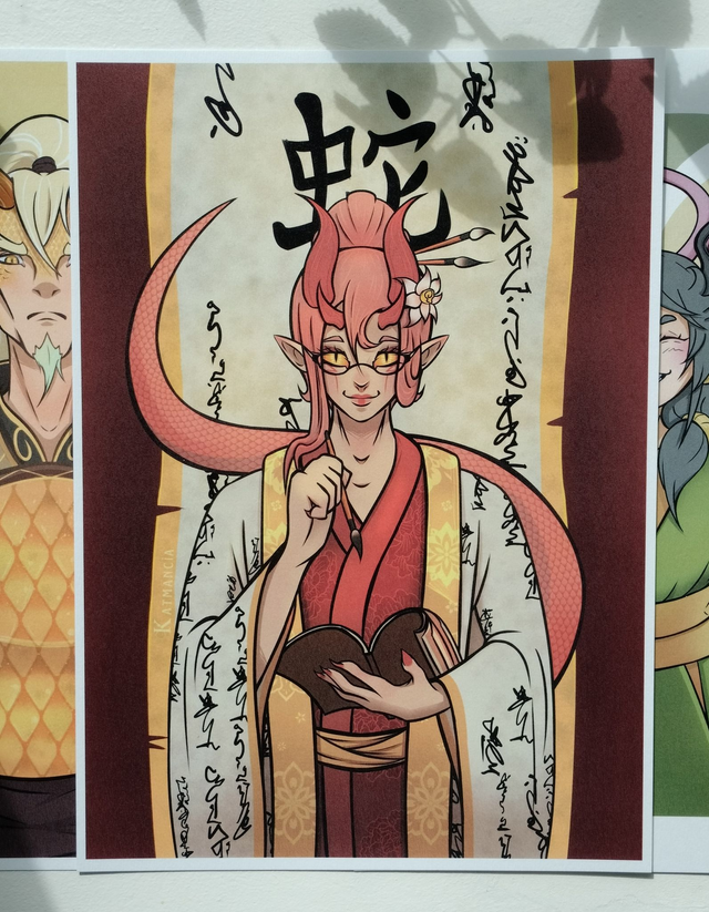 Affiche-Zodiaque chinois-Serpent