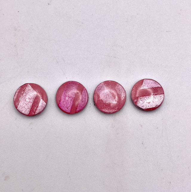 Pink shimmer studs 