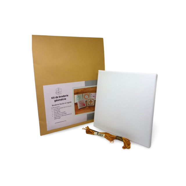 Kit de broderie Géométrie - 20 cm
