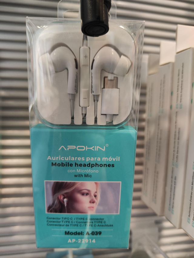Auriculares con Micrófono conector C