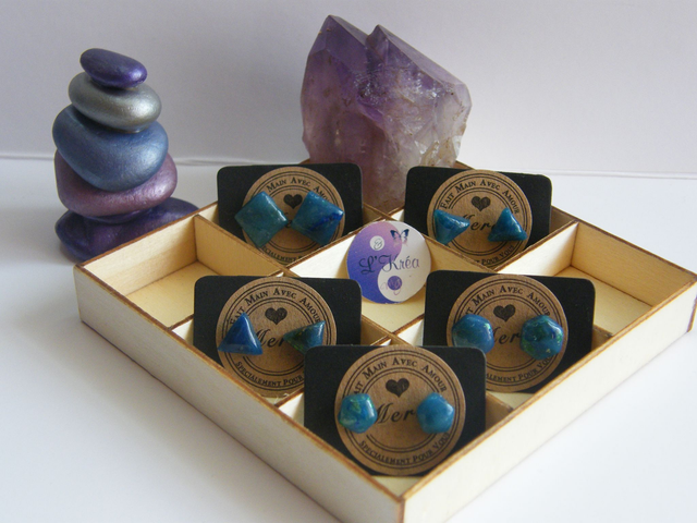 Collection Bleu/Vert Formes différentes