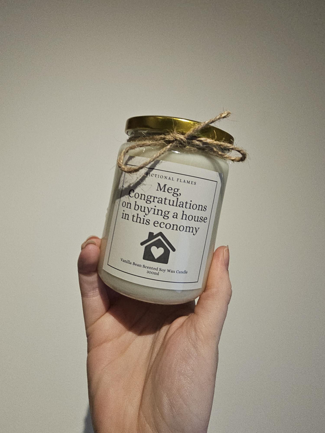 Congratulations on buying a house in this economy 