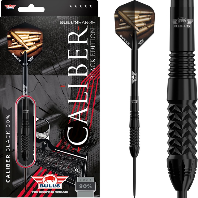 Bulls Caliber Black Darts 90% Steel Tip