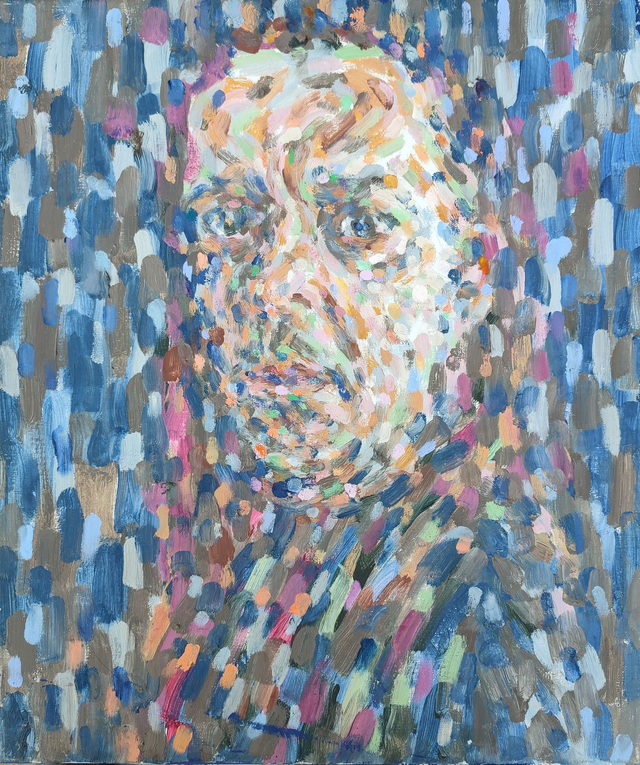 Jak z bicza strzelił, 65x55 olej płótno 2014-17