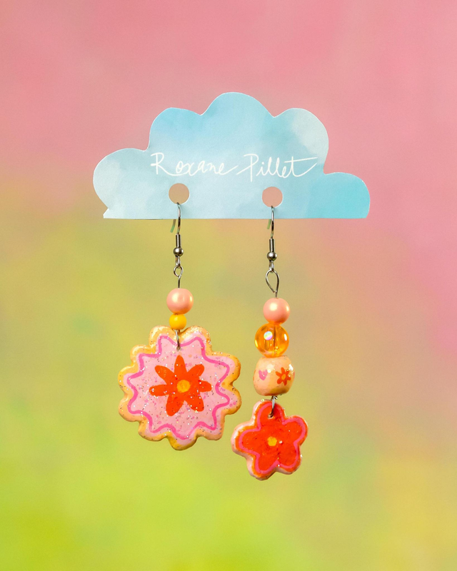 [Trucs en argile] Boucles d'oreilles 