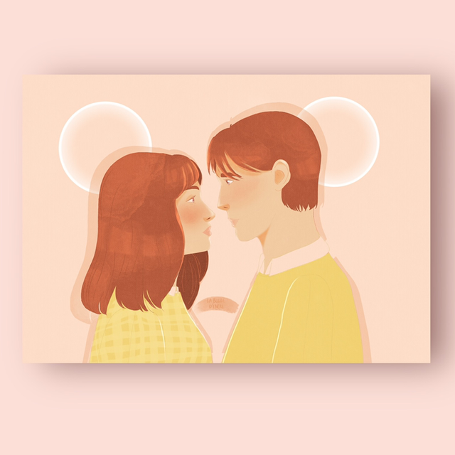 Illustration « tendresse » A4