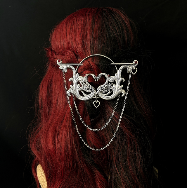 Vow hair stick barette