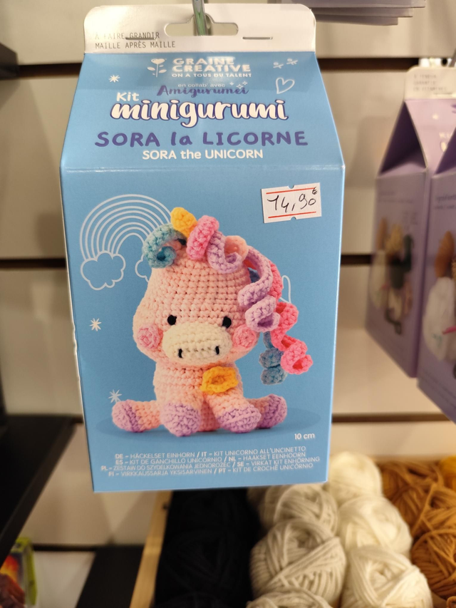 Kit minigurumi licorne 