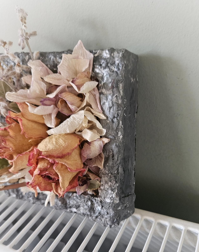 Dried flower ECO Handmade Flame Wall Hanging Table Decor