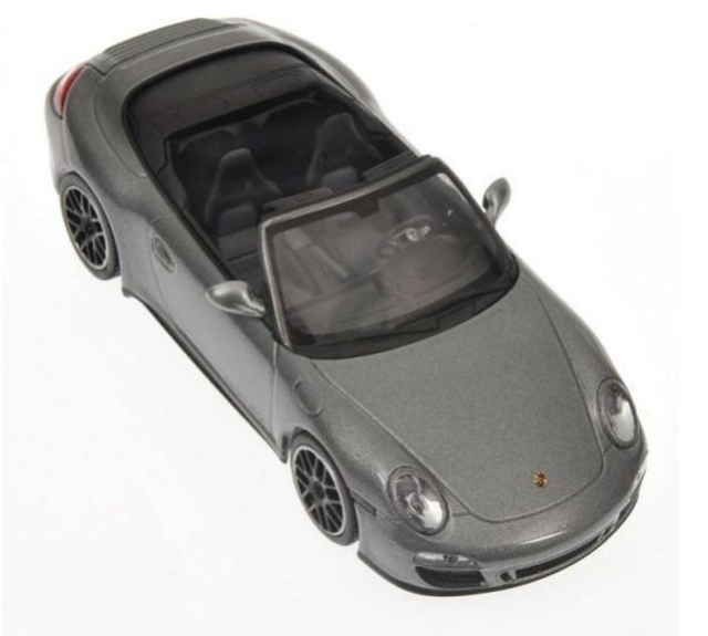 Porsche 911 99 Carrera GTS Cabriolet 2011 Meteor Grau Minichamps 1:43