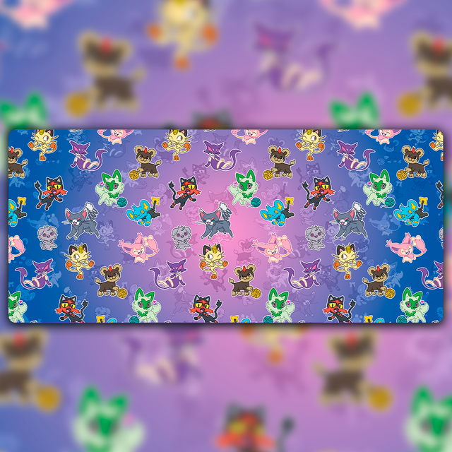 POKE MICHIS Playmat/Mousepad