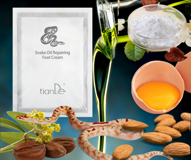 Regenerační krém na nohy s hadím tukem