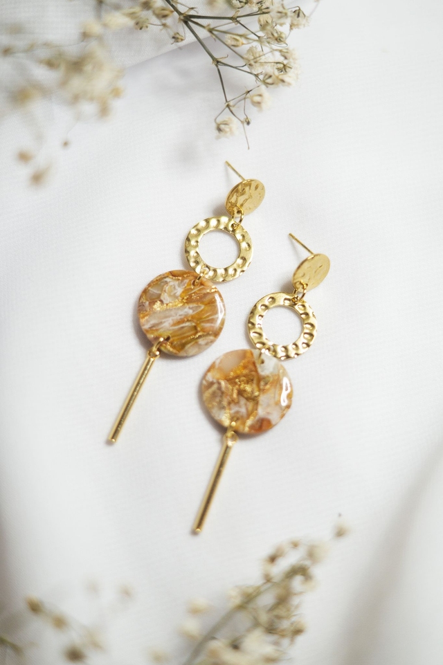 Coloris marron glacé - Boucles Eclipse