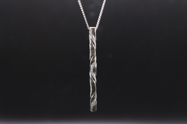 Pendentif &quot;Héphaïstos&quot; - Argent 925 &amp; oxydes de zirconium