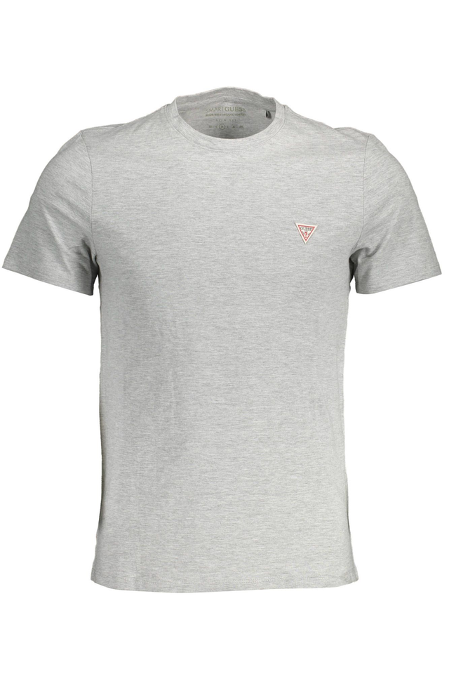 GUESS JEANS T-SHIRT MANICHE CORTE UOMO GRIGIO