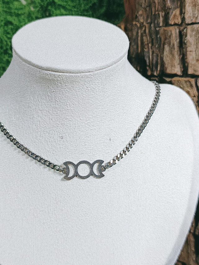 COLLIER / BRACELET - TRIPLE MOON