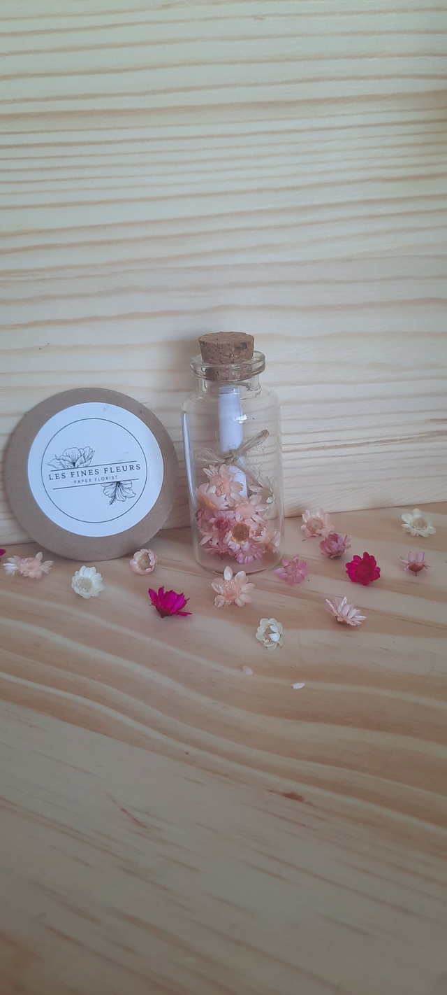 Fioles Fleuries - Message Personnalisé - Brassée de Glixia