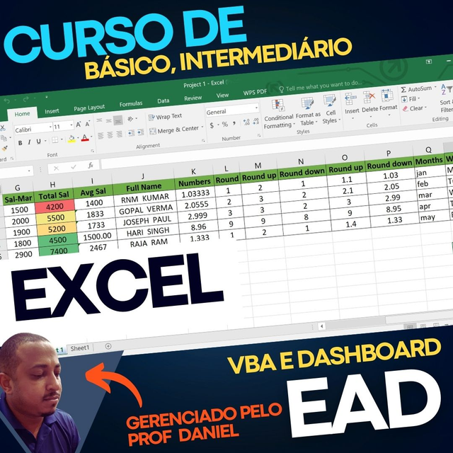 CURSO EAD EXCEL PROFISSIONAL e ESSENCIAL