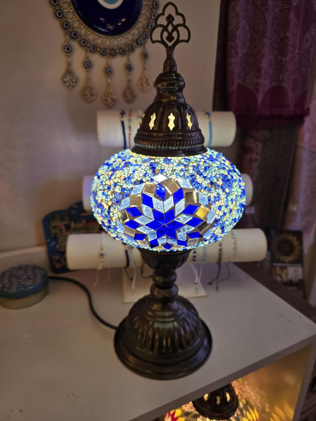 Large Mosaic Table Lamp