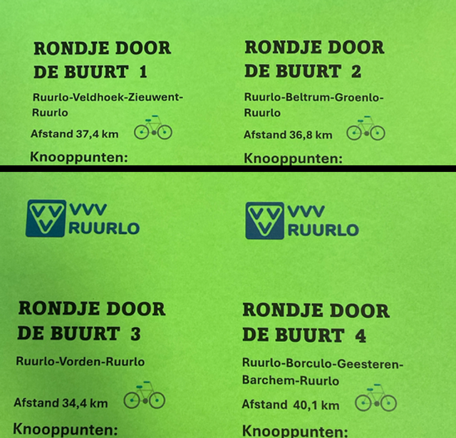 1234 Fietsen, rondje door de buurt